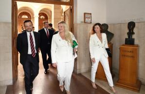 Szef MEiN spotkał się z władzami Uniwersytetu Rzymskiego La Sapienza