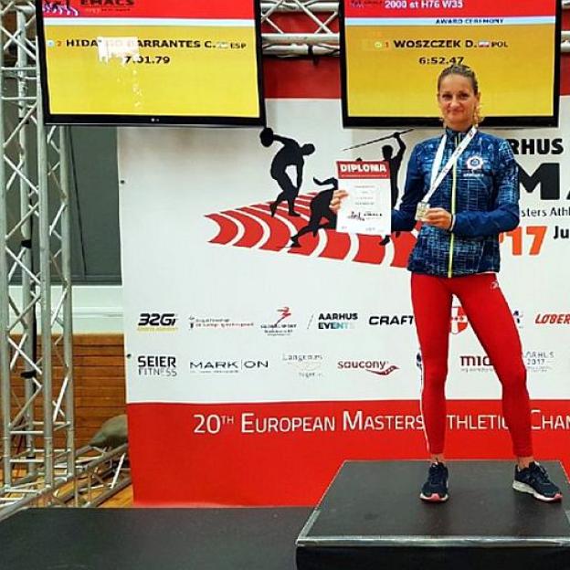 Dania: Złoty medal 20 Mistrzostw Europy Masters w Lekkiej Atletyce dla sierż. Danuty Woszczek