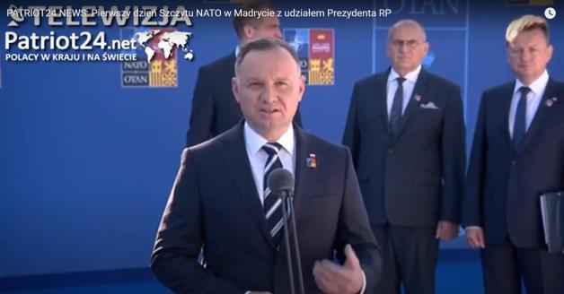 [VIDEO] Szczyt NATO w Madrycie z udziałem Prezydenta RP. Zielone światło dla Szwecji i Finlandii. Dowództwo V Korpusu armii USA w Polsce